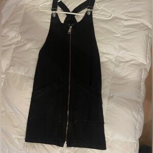 Topshop Zip up Jean Dress